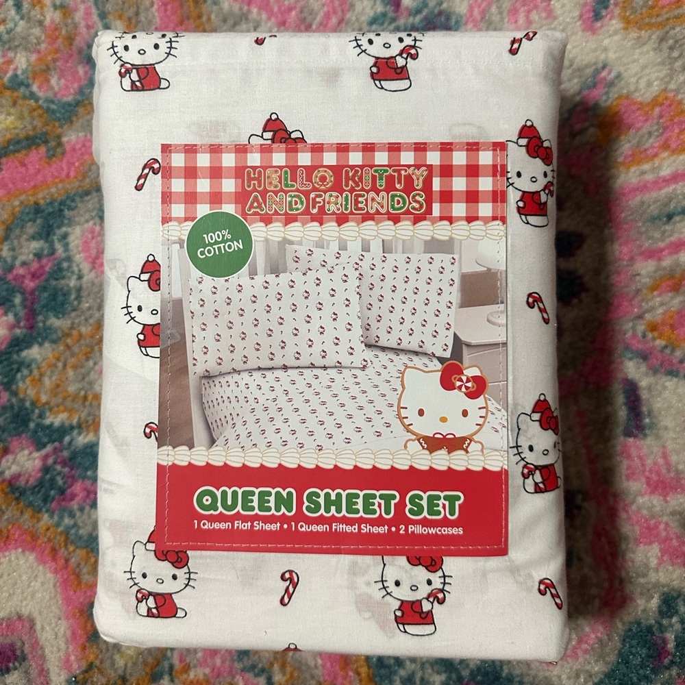 Hello Kitty Xmas Sheet Set